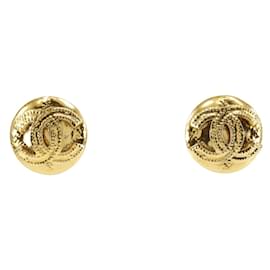 Orecchini a clip placcati oro Chanel