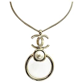 Collana in ottone dorato Chanel