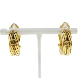 Orecchini a clip placcati in oro Chanel