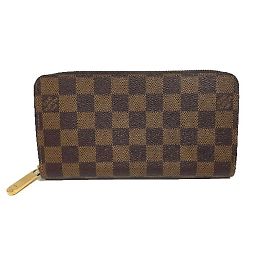 Braune Damier Zippy Geldbörse von Louis Vuitton