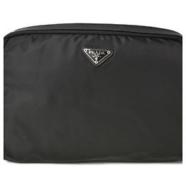 Pochette da viaggio Prada in nylon Vela nero