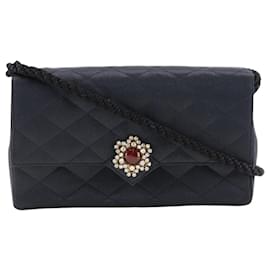 Borsa a spalla in satin Chanel