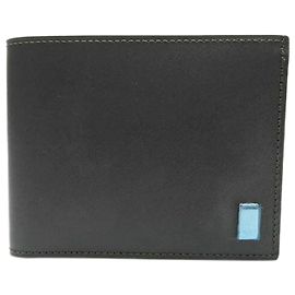 Alfred Dunhill Dunhill Bifold Wallet in Dark Brown Leather