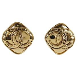 Orecchini vintage placcati in oro Chanel
