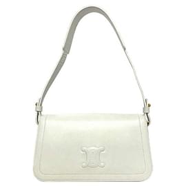 Borsa Celine White Triomphe Cuile - Céline
