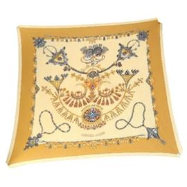 Gelbe Seidenschal von Hermes - Hermès