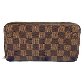 Louis Vuitton Brown Damier Zippy Wallet