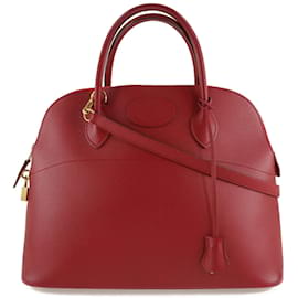 Hermès Borsa Hermes Bolide 37 in rosso Cushbel