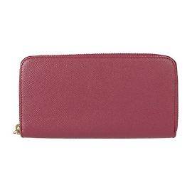 Bulgari Monedero de cuero Amatista Bvlgari
