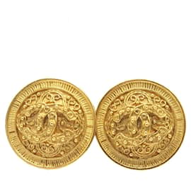 Orecchini a clip in oro Chanel Cocomark Lava 94A