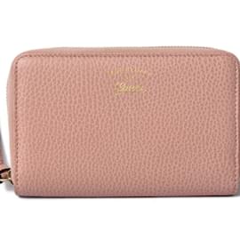 Portafoglio bi-fold Gucci rosa chiaro