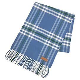 Helle blaue Cashmere-Stola von Hermes - Hermès