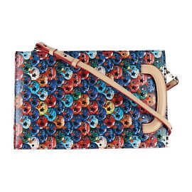 Clutch bag portafoglio piccolo Trick Track di Christian Louboutin