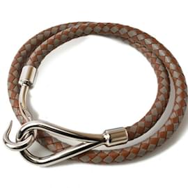 Bracelet jonc en cuir Jumbo Hermes - Hermès
