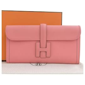 Hermes Jige Elan 29 Clutch Bag Swift Pink Pre-owned - Hermès