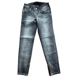 Jeans Iceberg grises de algodón