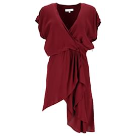Abito sheath Iro Tralor in viscosa bordeaux