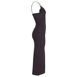 Vestido maxi de punto Lainey de Reformation en lyocell negro