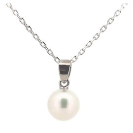 Collana di perle Mikimoto K18WG in oro bianco