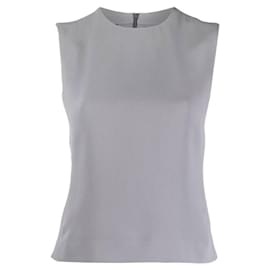 Giorgio Armani graue ärmellose Bluse