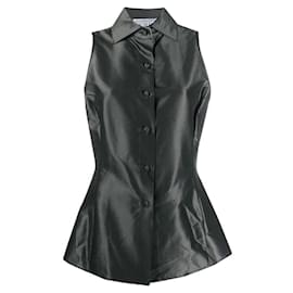 Camisa sin mangas gris Gianfranco Ferré