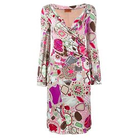 Abito Missoni rosa e multicolore - anni 2000