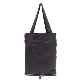 Autre Marque Berluti Calligraphy Leather Nylon Eco Handbag Gray