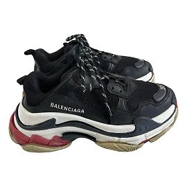 Balenciaga Triple S Sneaker Schwarz Stoff