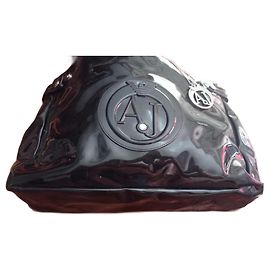 Borsa a mano Armani Jeans Nera Vernice
