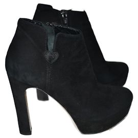 Stivaletti Twin Set in scamosciato nero
