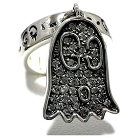 GUCCI Damen Ghost Pavé-Diamantring aus Silber 925 - Gucci