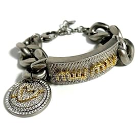 Miu Miu Damen Crystal ID Charm Armband