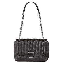 Bolso Longchamp Brioche S Negro de Piel de Cordero