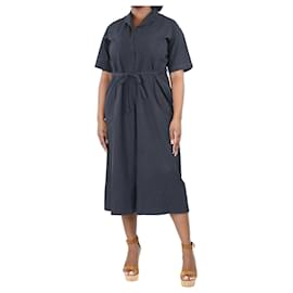 Autre Marque Mono negro de manga corta y pierna ancha - talla L