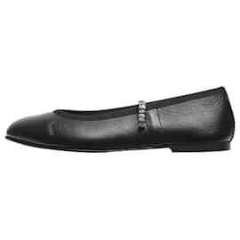 Schwarze Juliette Ballerinas mit Doppelketten - Größe EU 37 - Autre Marque