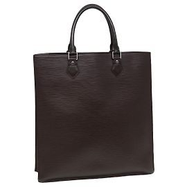 LOUIS VUITTON Epi Sac Plat Borsa a Mano Marrone Mocha M5908D LV Auth 83038