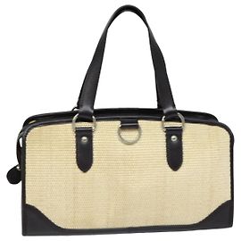Burberry Borsa Tote in paglia beige Auth bs16018