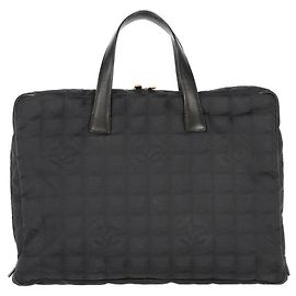 Borsa a tracolla in nylon nero Chanel - Anni 2000