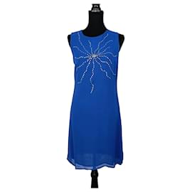 Vestido azul Versus Gianni Versace vintage y2k