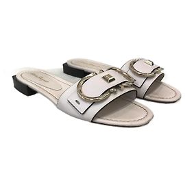 Sandali SALVATORE FERRAGAMO T.EU 37.5 Pelle