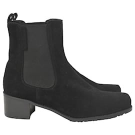 Botas Chelsea Laine Stuart Weitzman en ante negro