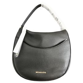 Michael Kors Hobo Tasche aus schwarzem Leder