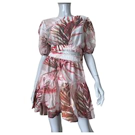 Conjunto de falda y top All Saints Astria Laur y Mae Luar Rosa Naranja