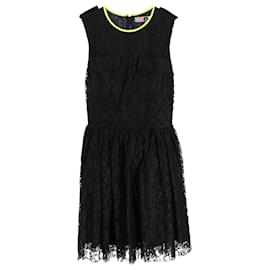 Abito skater mini MSGM in pizzo nero - Msgm
