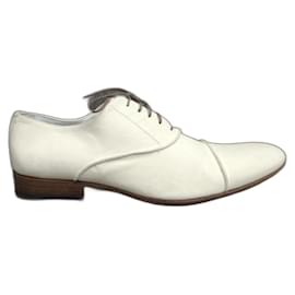 Doucal's Richelieu Schnürschuhe aus weißem Leder 43 - Autre Marque