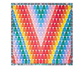 Louis Vuitton Seidentuch Mehrfarbig 90x90