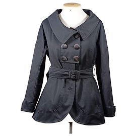 Autre Marque Violanti Jacket Black Cotton Polyester Size 46