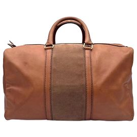 Borsa Boston in pelle scamosciata vintage Christian Dior