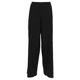 Schwarze Woll-Palazzo-Hosen von Chanel - 2000er