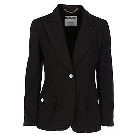 Giacca in cotone nera Moschino - Anni 2000